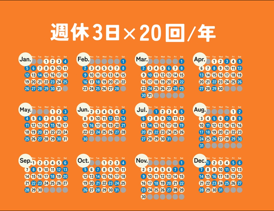 働きやすい環境でプライベートも充実